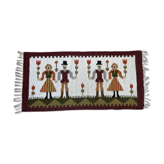 Swedish Flat Weave Wall rug, Rölakan