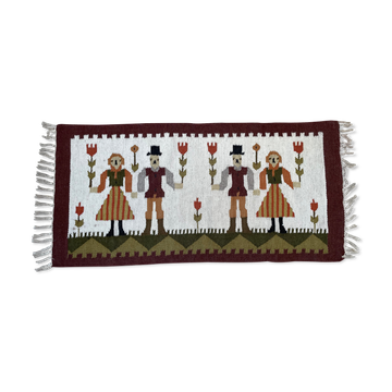 Swedish Flat Weave Wall rug, Rölakan