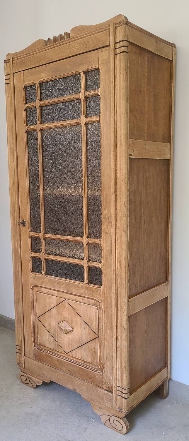 Parisian Art Deco wardrobe Parisian furniture in raw wood