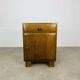 Art Deco bedside table in wood, 1940s/50s