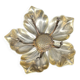 metal flower with removable petals 1970s