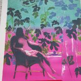 Femme en rose original hand-signed lithograph Paul Guiramand