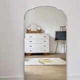 Beveled art deco mirror