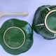 Green cabbage soup tureen
