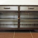 Industrial metal sideboard