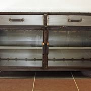 Industrial metal sideboard