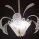 Art Decò, Barovier & Toso Chandelier, Murano Glass, 1950s