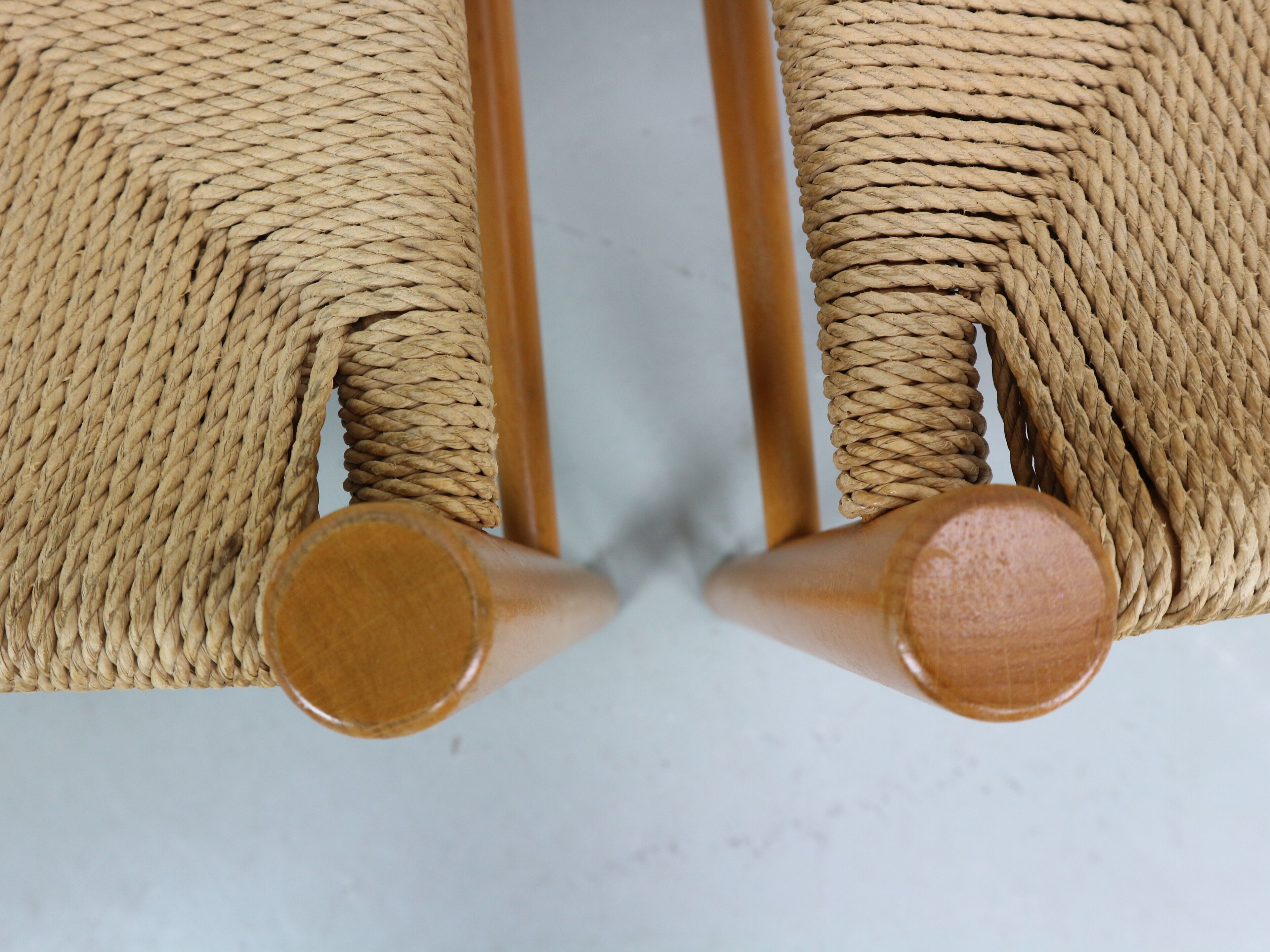 Børge Mogensen J39 Vintage Dining Oak Chair Set of 2