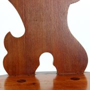 Folk Style Dining Chair In Wood, Czechoslovakia 1973