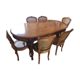 Louis XV style table and chairs set