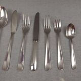 Christofle Dax model - 102-piece silver-plated cutlery set in perfect condition