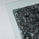 Heavy cast aluminium brutalist coffee table