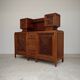 High buffet, art and craft, French Art Deco in blonde wood from the 1950s to 1960s.