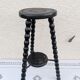 Tripod plant stand vintage brutalist design side table 50s 60s