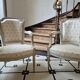 Pair of Louis XVI style armchairs