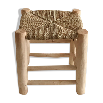 Authentic moroccan tabouret