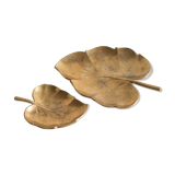 Empty old brass leaf bags