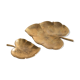 Empty old brass leaf bags
