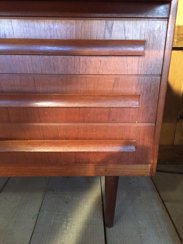 Secrétaire scandinave en teck, made in Danemark