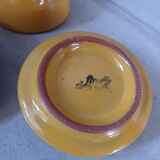 2 mini ceramic butter dishes