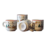 4 tasses de Noël
