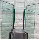 Table basse carrée en verre par Peter Gyzchy 1970