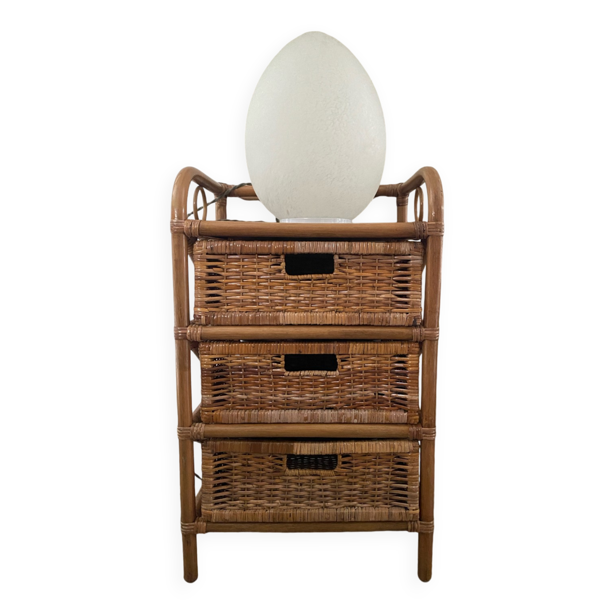 Meuble rotin vintage