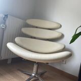 Corona chair original design by Paul M. in cowhide leather