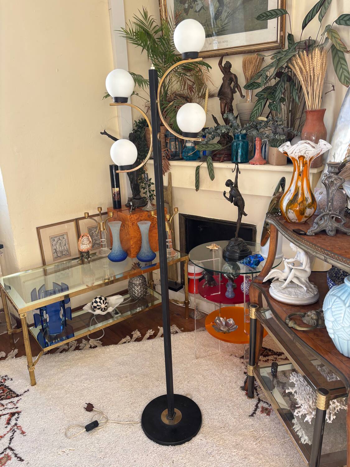 Vintage floor lamp 1950s 1960s retro chic design