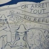 Original poster 1973 vintage the year 01 gébé jacques doillon 120x1560 cm