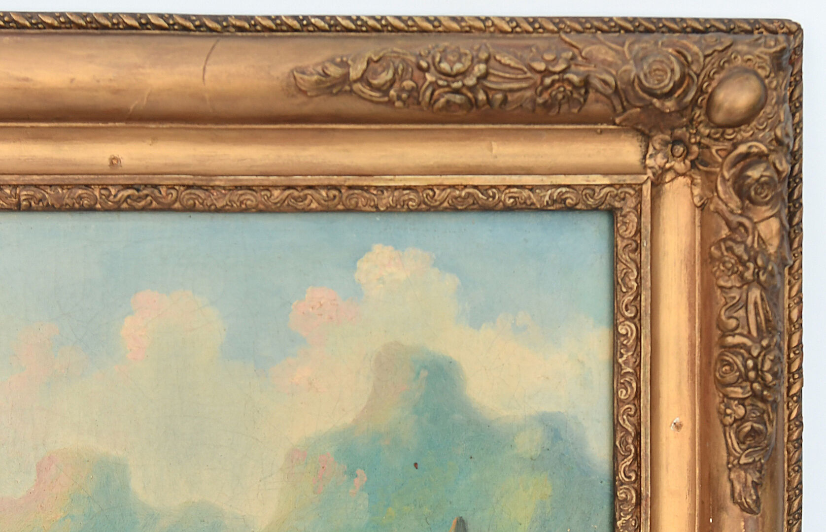 Huile sur toile Paysage