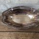 Hollow serving dish / silver-plated basket Ercuis 31x19cm 650g