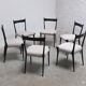 Rare set of 6 'S11' dining chairs by Alfred Hendrickx for Belform, 1950s