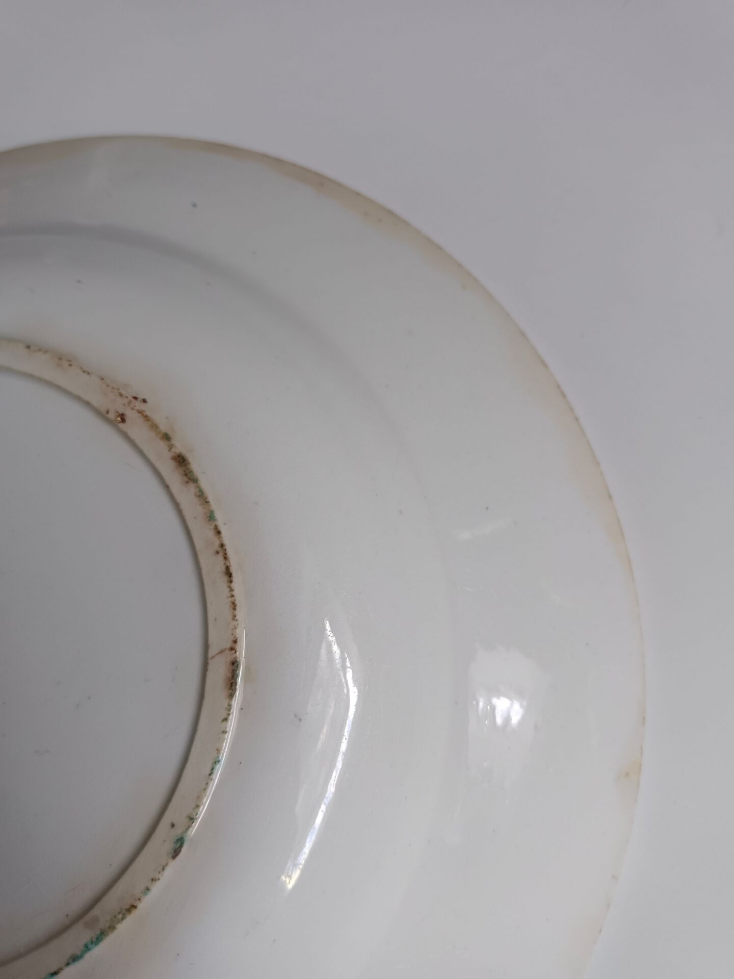Large deep plate Terre de fer Gien Autumn