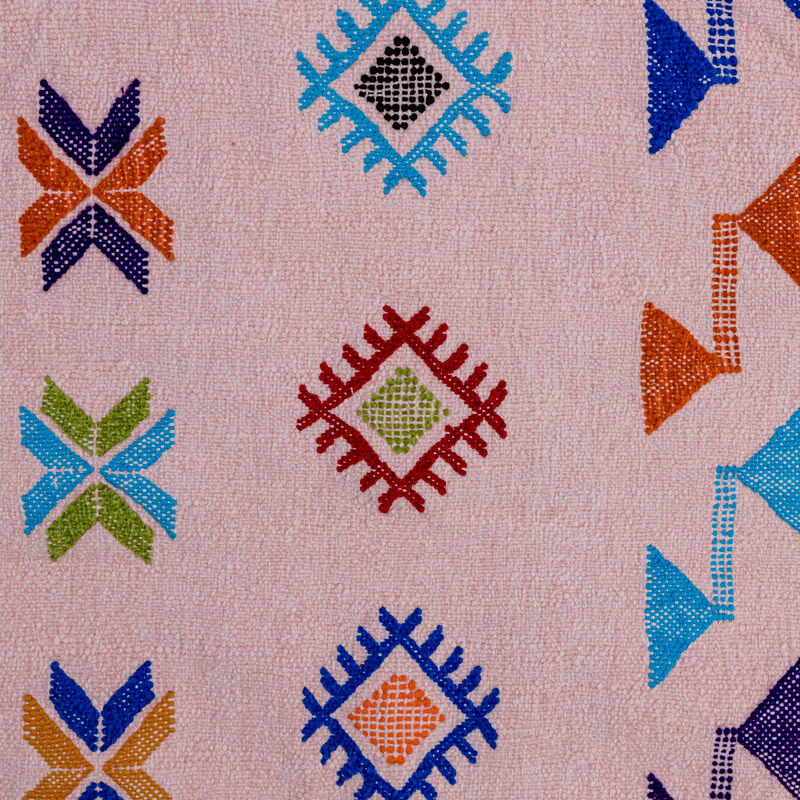 Ethnic Pink Berber Carpet