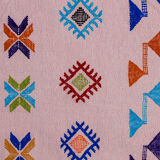 Ethnic Pink Berber Carpet