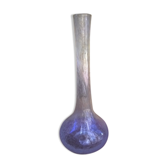 Vintage bubbled glass soliflore