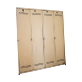 Vestaire industriel en metal 4 portes