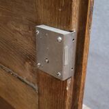 Louis XIV period wardrobe in solid oak, decorated with superb carvings