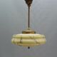 Grand plafonnier Art Déco en beige - années 1930-1940