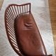 Small Art Deco bench and armchairs in beech, 1930s