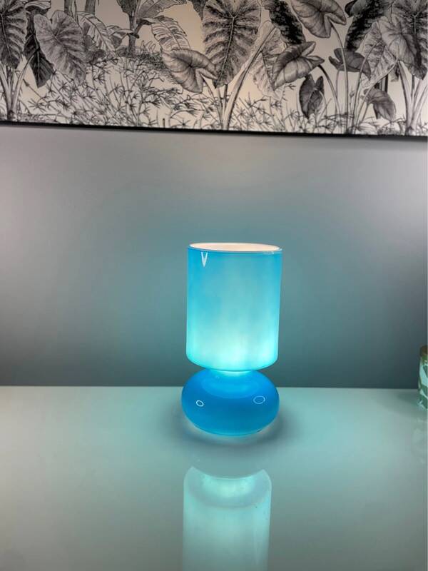 Vintage IKEA Blue Lamp
