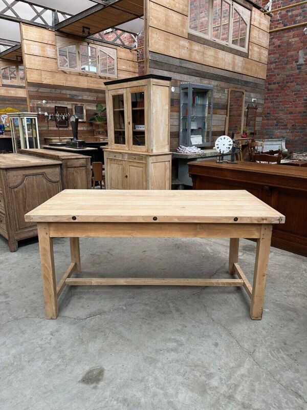 Table de boucherie en hêtre massif