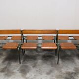 Mullca Grand Industrial Bench, France, 1950s