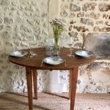 Antique round wooden table
