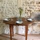 Antique round wooden table