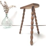 Pearl solid wood tripod stool