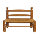 Banc ancien en bois brut enfant