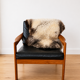 Vintage Danish Illum Wikkelsø teak lounge chair model 20