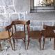 Series of 4 chairs bistro Thonet